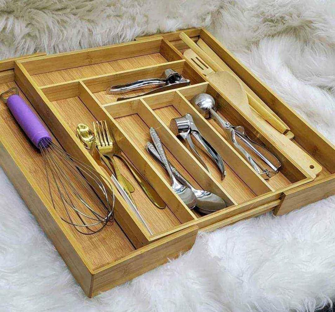 454974 - BAMBOO DRAWER ORGANISER