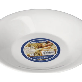 "7.5""Soup Plate 6pcs/inner box,  Unit:Pcs 19*2.7cm Opal Glass"