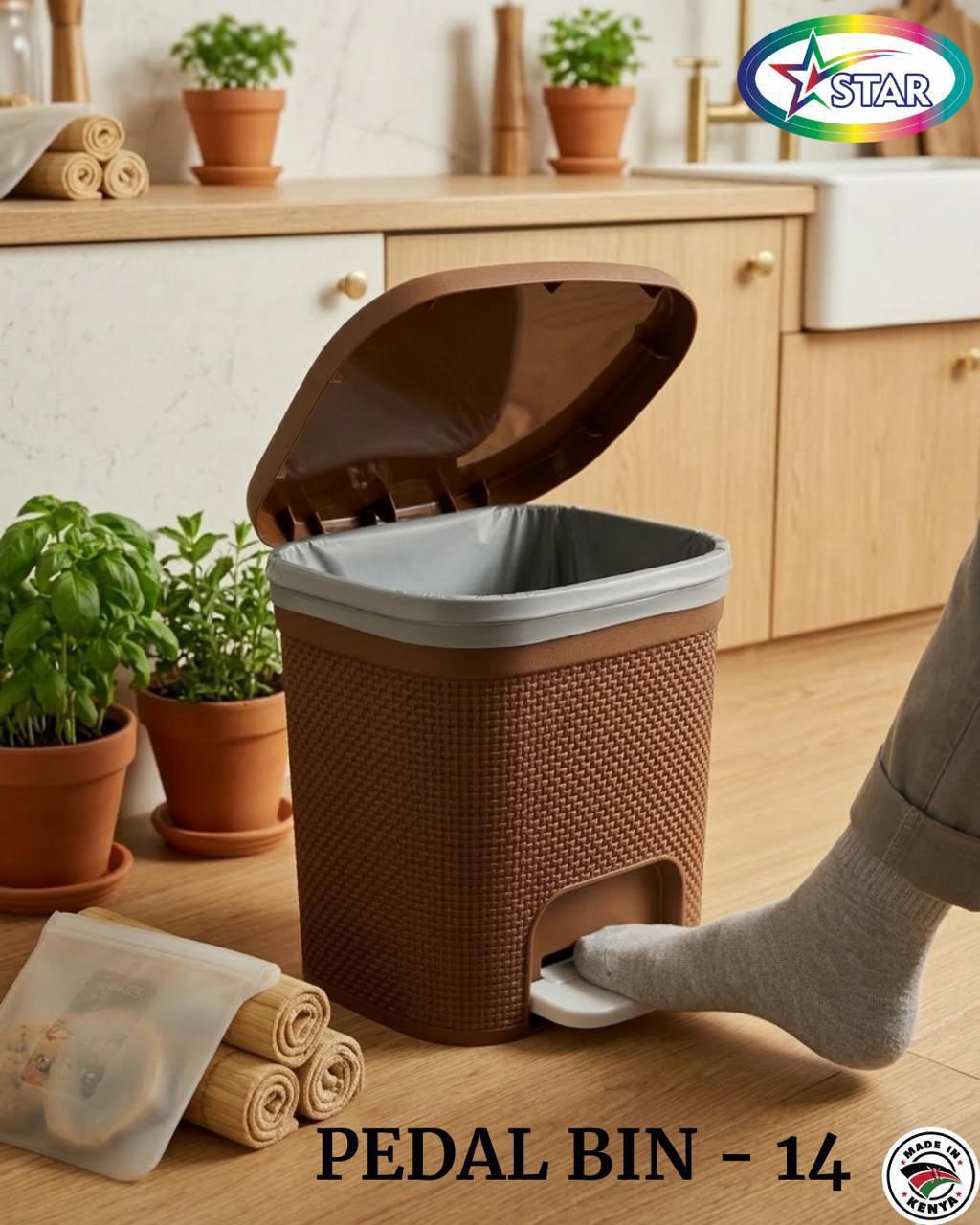 14L Pedal bin