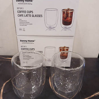 300ml double walled glasses