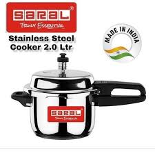 Saral S/S 2L Pressure Cooker