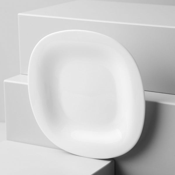 [N6803] Neo Carine White Dessert Plate 19cm