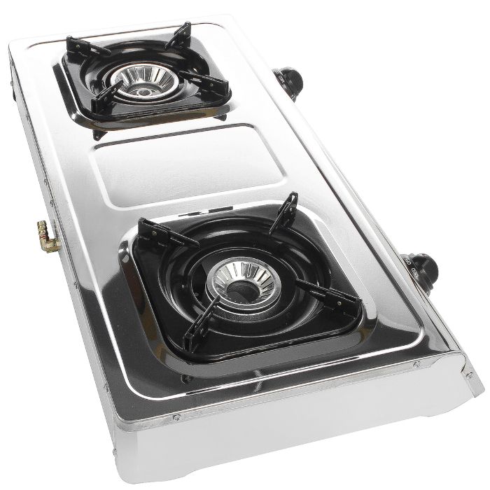 Ramtons *Standard* Gas  Cooker 2 Burner  S/Steel