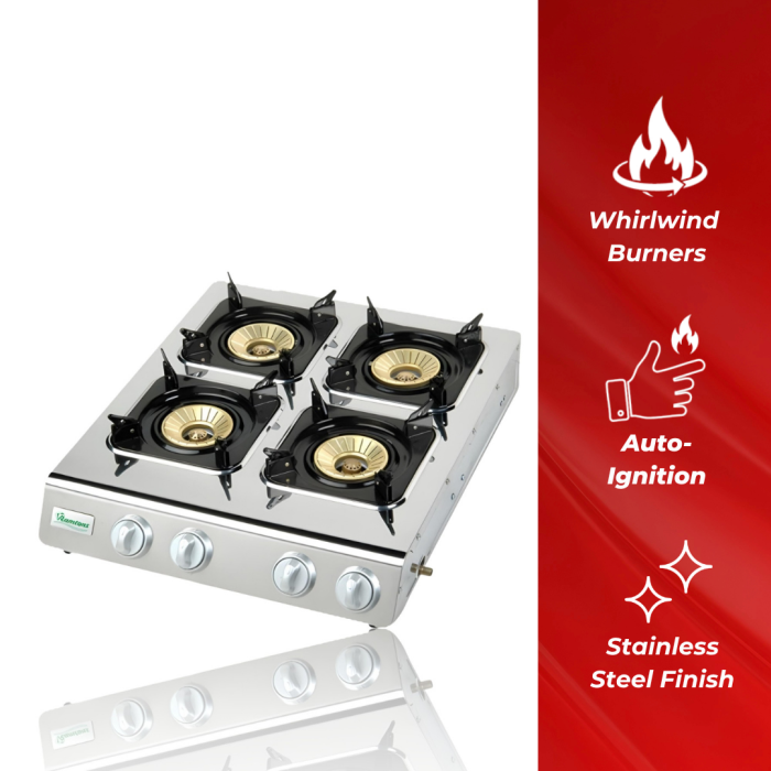 Ramtons 4Gas Burner Table Top