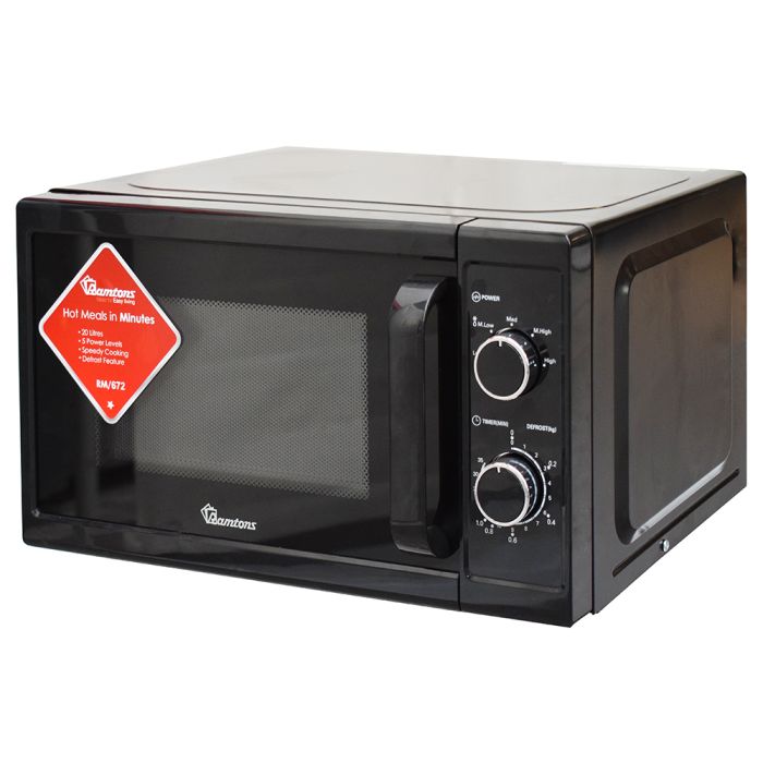 Ramtons 20Lt Microwave Manual Black