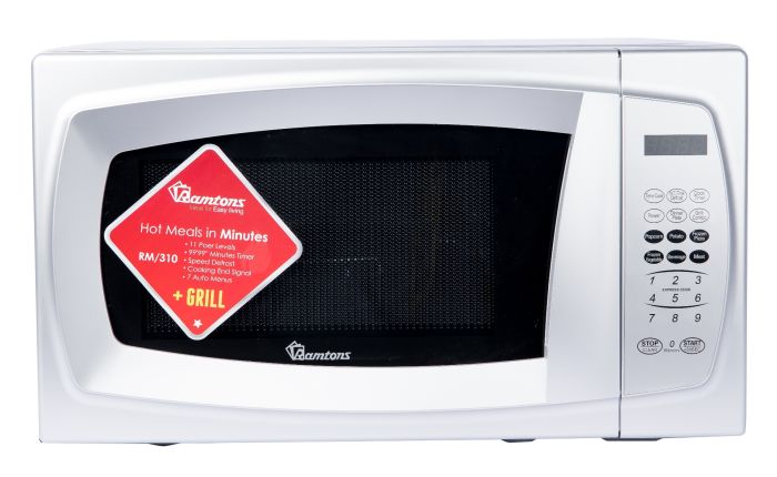 Ramtons 20Lts Microwave+Grill Silver
