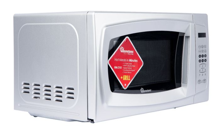 Ramtons 20Lts Microwave+Grill Silver