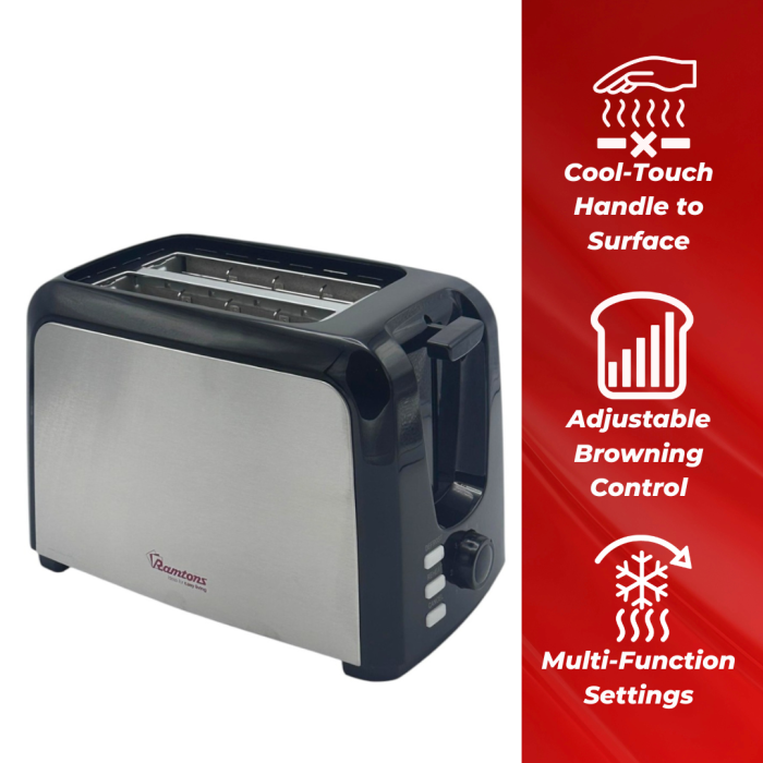 Ramtons 2 Slice Cool Touch Toaster