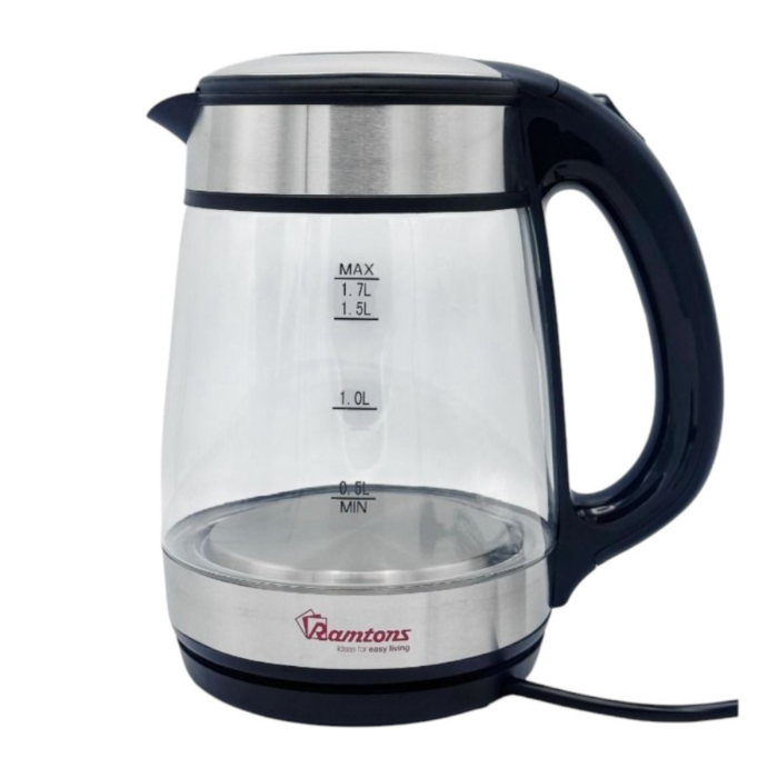 Ramtons 1.7Lts Cordless Glass Jug Kettle