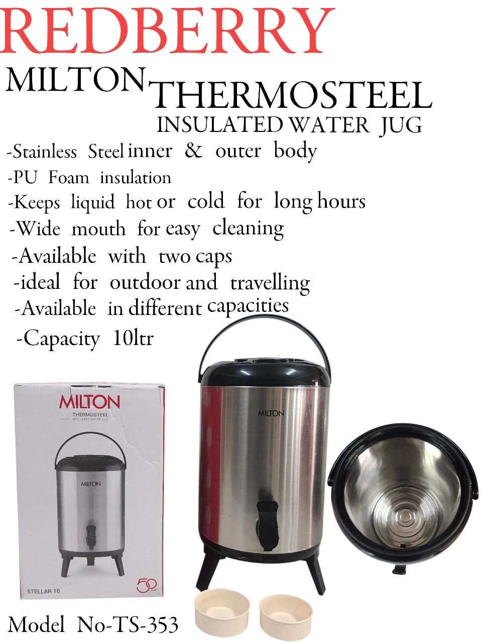 MILTON W/JUG 10LTR