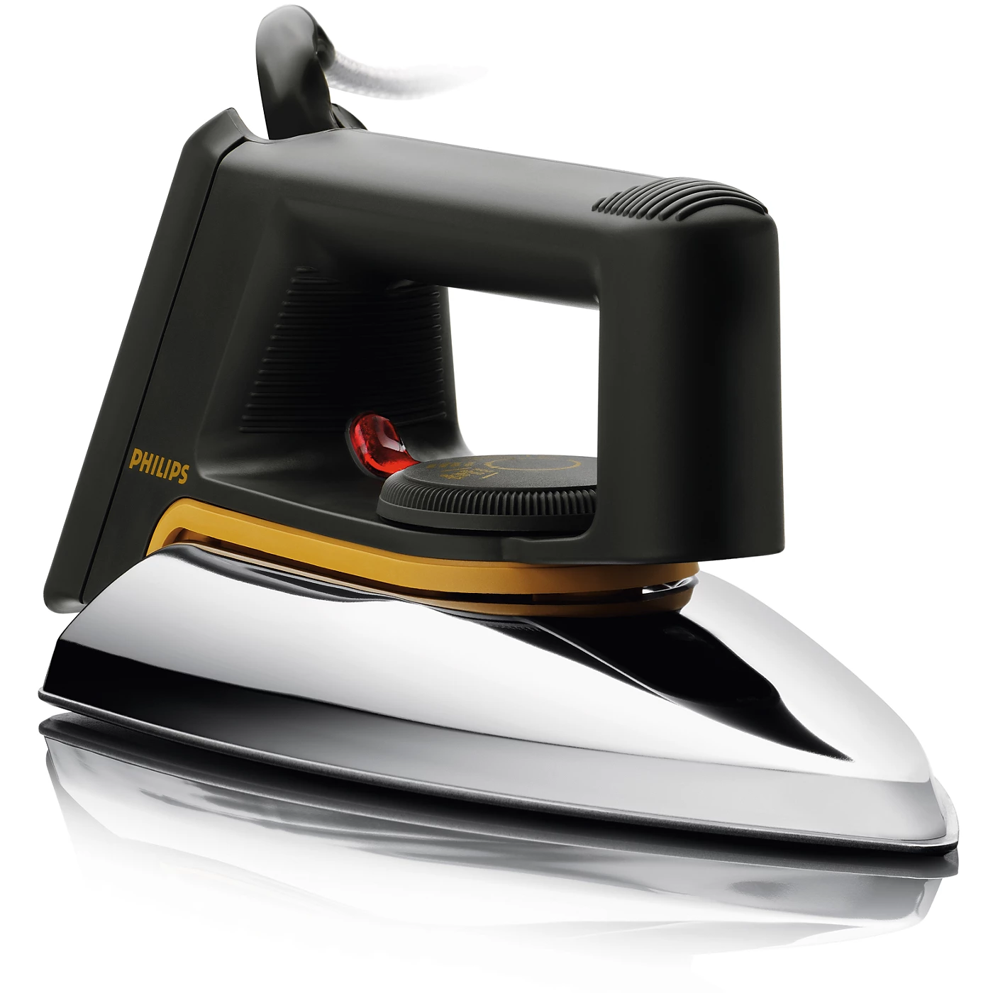 Philips Dry Iron 1000W, with aluminium soleplate.